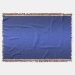 Modern blue gradient Watercolor galaxy  Throw Blanket