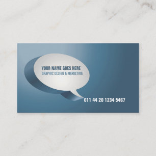 Modern Blue Green Business Card