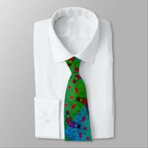 MODERN -BLUE -GREEN -CUTE Neck Tie