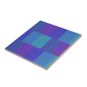 Modern Blue Palette Pattern Tile