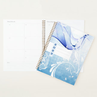 Modern blue planner