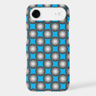 Modern Blue Polka Dot Pattern