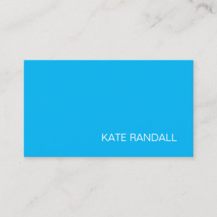 Modern Blue Professional Business Card