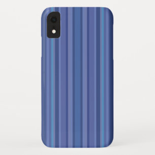 Modern Blue Purple Stripe Case-Mate iPhone Case