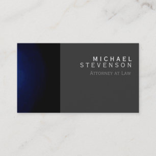 Modern Blue Red Attorney at Law Business Card