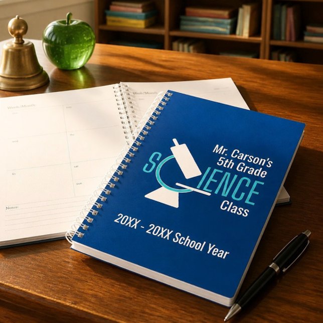 Modern Blue Science Teacher Planner | Lesson Book (Creator Uploaded)