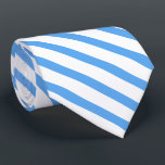 Modern Blue White Colour Striped Template Elegant Tie<br><div class="desc">Modern Blue White Colour Striped Template Elegant Neck Tie.</div>