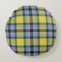  Modern Blue & Yellow Tartan Plaid Pattern