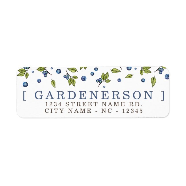 Modern Blueberries  (Front)