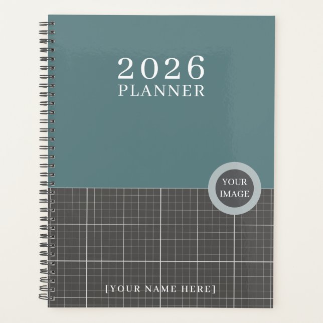 Modern Blueprint Grid Planner PR02 (Front)