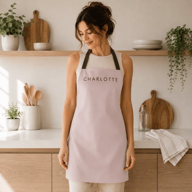 Modern Blush Personalised Apron (Creator Uploaded)