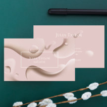 Modern Blush Pink Beauty Salon Nail Artist