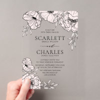 Modern Blush Pink Flowers Wedding