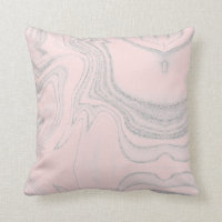 Modern blush pink grey abstract marble pattern