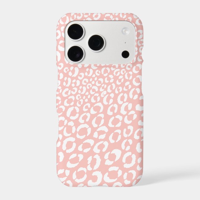 Modern Blush Pink Leopard Outline (Back)
