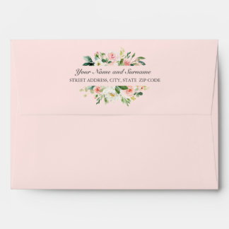 Modern Blush | Vintage Flower Wedding | V4 Envelope