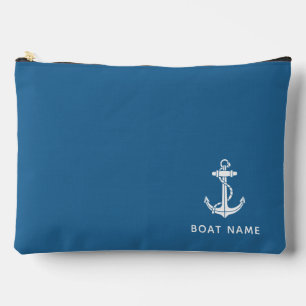 Modern Boat Anchor Nautical Custom  Accessory Pouch