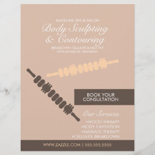 Modern Body Contouring Body Sculpting Massage Flyer