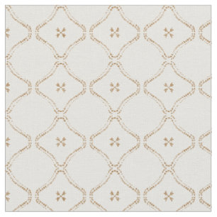 Modern bohemian tile delicate mudcloth fabric