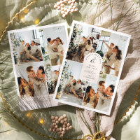 Modern Boho 8 Photo Christmas New Year