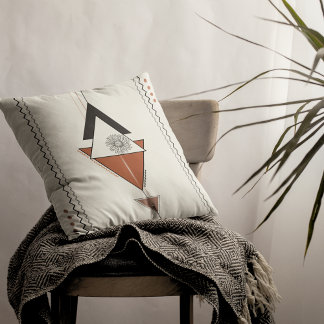 Modern Boho Abstract 16" x 16" Decor Cushion