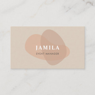 Modern Boho Abstract Business Card