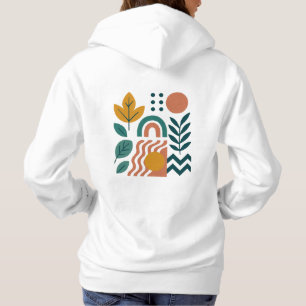 Modern Boho Abstract Nature Wall Art Hoodie