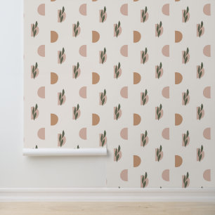 Modern Boho Abstract Shapes  Wallpaper