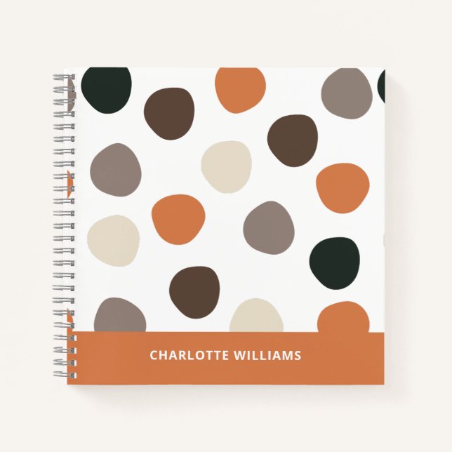 Modern Boho Abstract Sketch Notebook (Front)