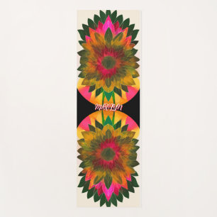 Modern BOHO Abstract Zen Design Yoga Mat