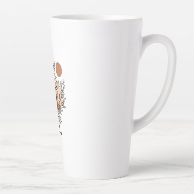 Modern Boho Botanical Wildflower Coffee Mug (Right)