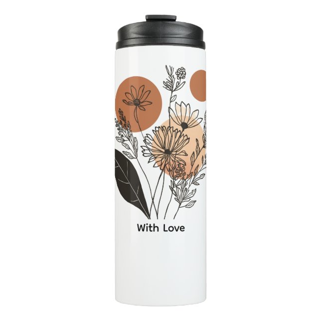 Modern Boho Botanical Wildflower Coffee Mug (Front)