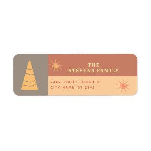 Modern boho cheerful colour block holiday 