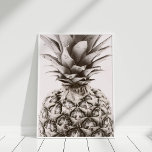 Modern Boho Chic Pineapple Wall Art<br><div class="desc">Bring a touch of modern boho charm to your space with this Modern Boho Chic Pineapple Wall Art. Featuring a monochrome close-up of a pineapple, this minimalist yet striking artwork blends coastal and bohemian aesthetics for a timeless and stylish look. The detailed black-and-white design adds depth and texture, making it...</div>