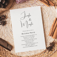 Modern Boho Christmas Jingle & Mingle Party