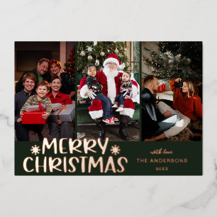 Modern Boho Christmas Tree Merry Christmas 3 Photo