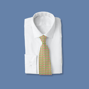 Modern Boho Cross Stitch Seamless Folk Pattern Tie