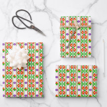 Modern Boho Cross Stitch Seamless Folk Pattern