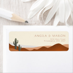 Modern Boho Desert Terracotta Beige Wedding 