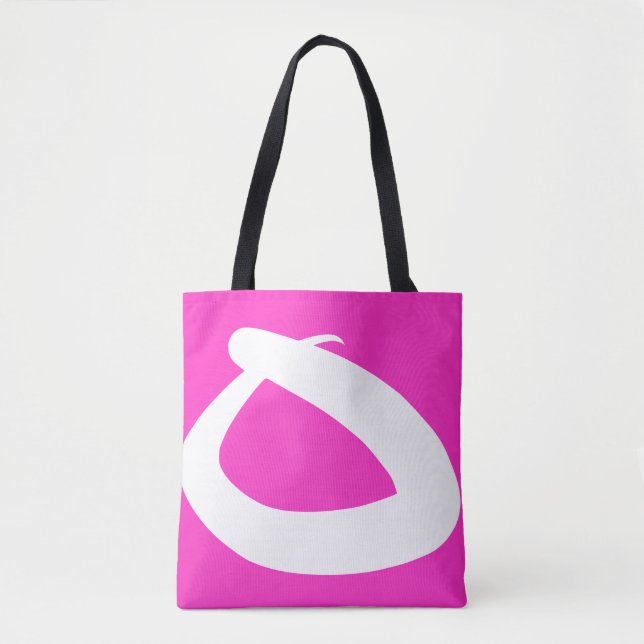 Modern boho design tote bag (Front)