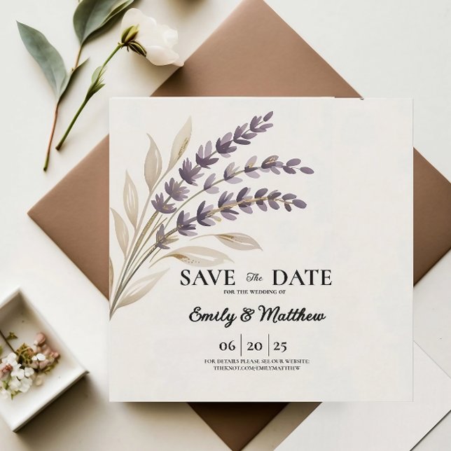 Modern Boho Designer Save The Date (Creator Uploaded)