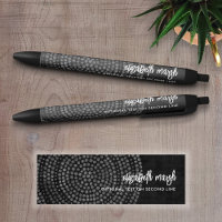 Modern Boho Dot Pattern with bounce script name