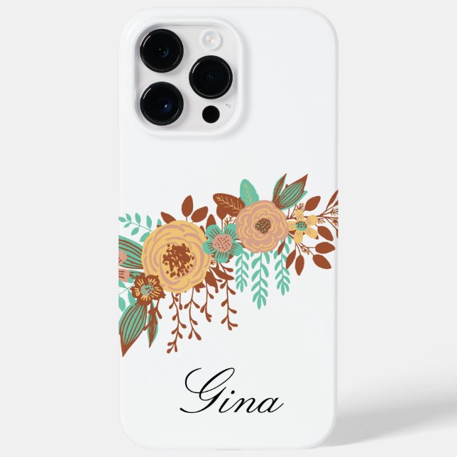  Modern Boho Floral  Case-Mate iPhone Case (Back)