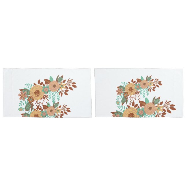  Modern Boho Floral Home Decor Pillowcase (Back-Set)
