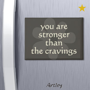 Modern Boho Flower Weight Loss Motivational Fridge Magnet