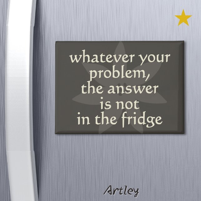 Modern Boho Flower Weight Loss Motivational Fridge Magnet (Creator Uploaded)