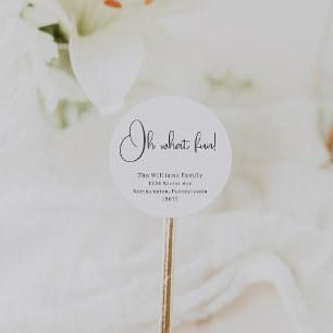 Modern Boho Oh What Fun Envelope Seals