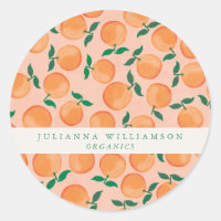 Modern Boho Oranges Citrus Fruit Blush Branding