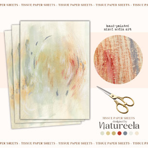 Modern Boho Pattern Abstract Tissue Paper