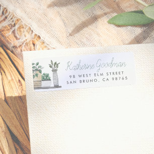 Modern Boho Plants Script Name & Address